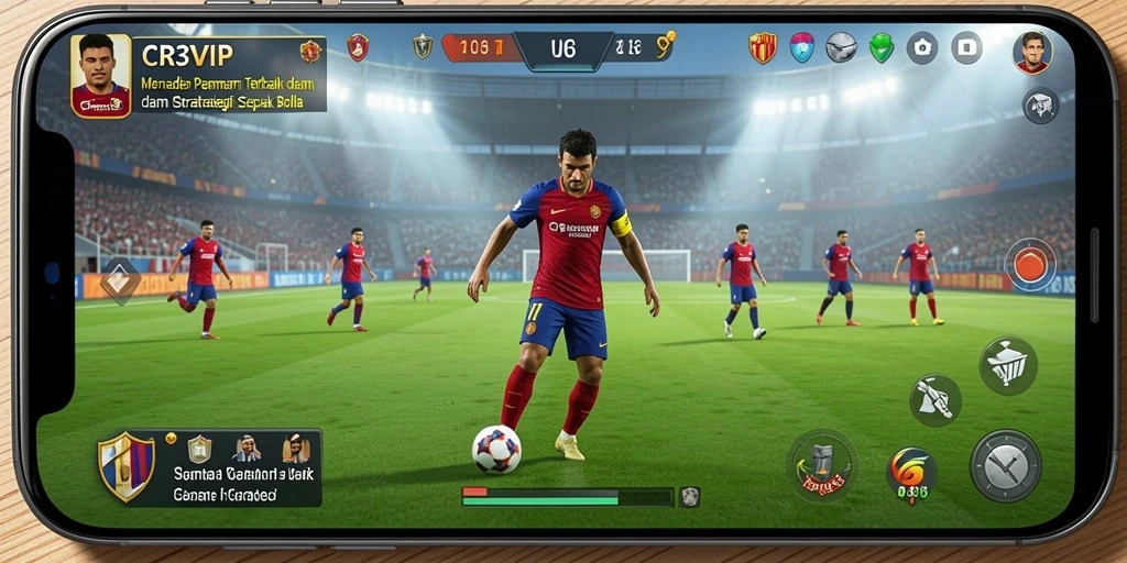 Tampilan gameplay yang menakjubkan dari CR7VIP dengan strategi yang mendalam.