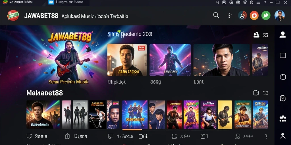 Gameplay menarik pada aplikasi JAWABET88 dengan beragam lagu.