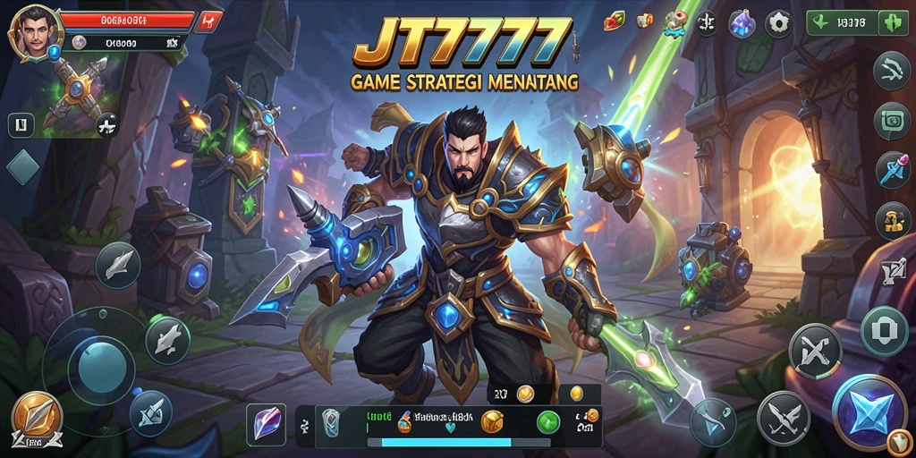 Tangkapan layar JT777 menunjukkan pertempuran strategis yang mendebarkan.