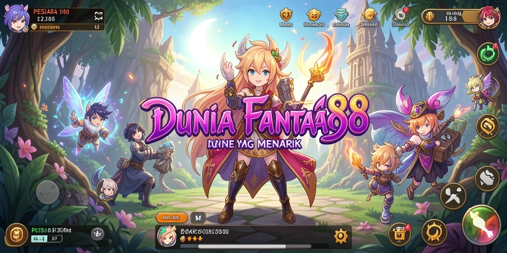 Tampilan gameplay PESIAR88 dengan karakter Anime yang memukau.