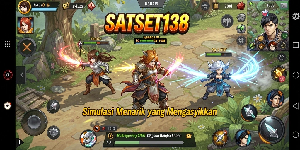 Tampilan gameplay SATSET138 yang memukau dan interaktif.