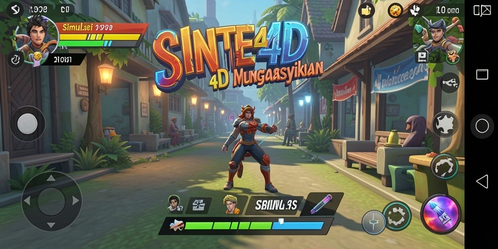 Tampilan menarik dari SINTE4D dengan gameplay interaktif.