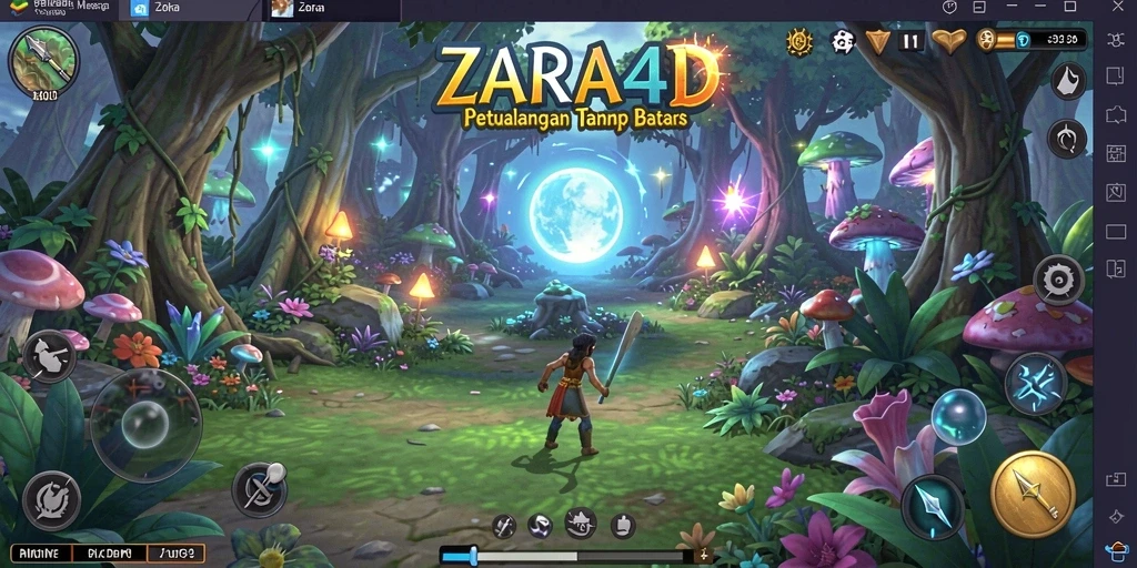 Screenshot ZARA4D menampilkan momen aksion seru dalam petualangan.
