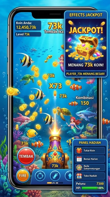 Pengguna menikmati pengalaman unduh yang cepat di 73k.